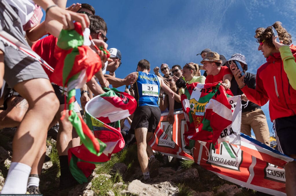atleta na Prova Zegama-Aizkorri