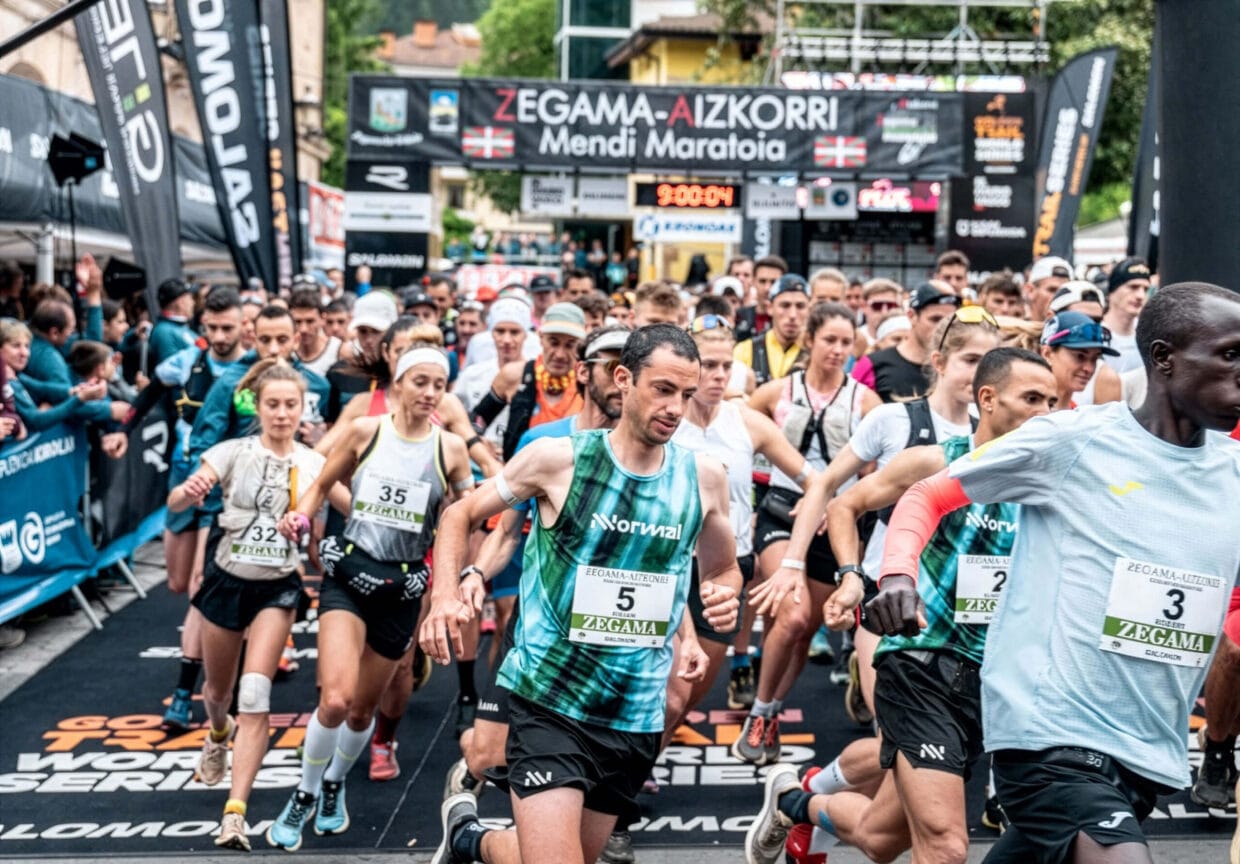 Kilian Jornet na largada da Zegama-Aizkorri