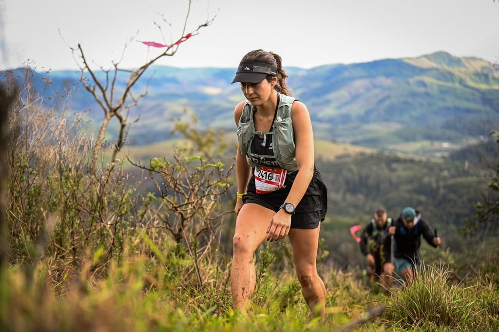 atleta Anny Santiago na WTR Rota Vulcânica