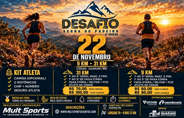 4º Desafio da Serra do Padeiro 2026